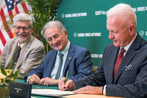 USF and GVN signing ceremony